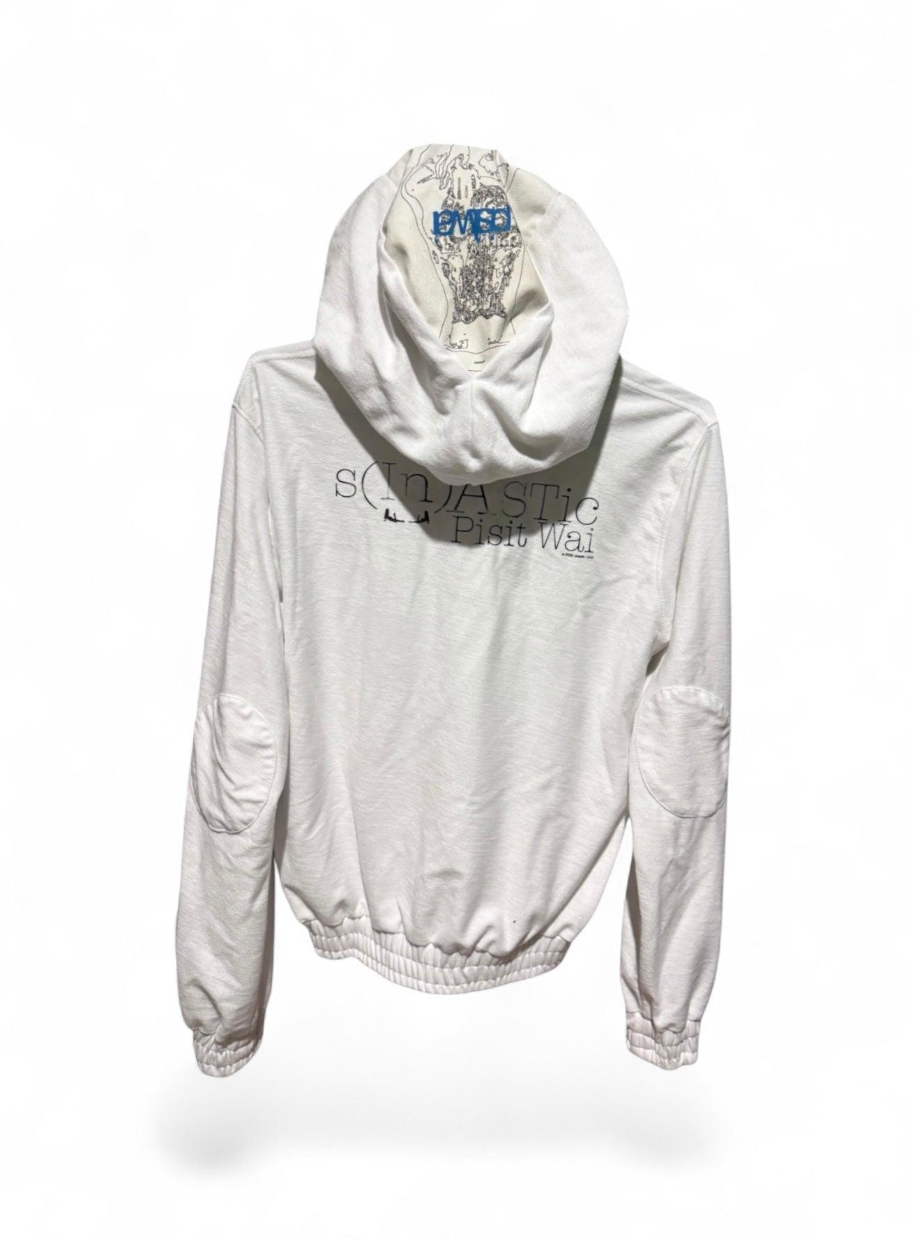 Luss Skull White Hoodie