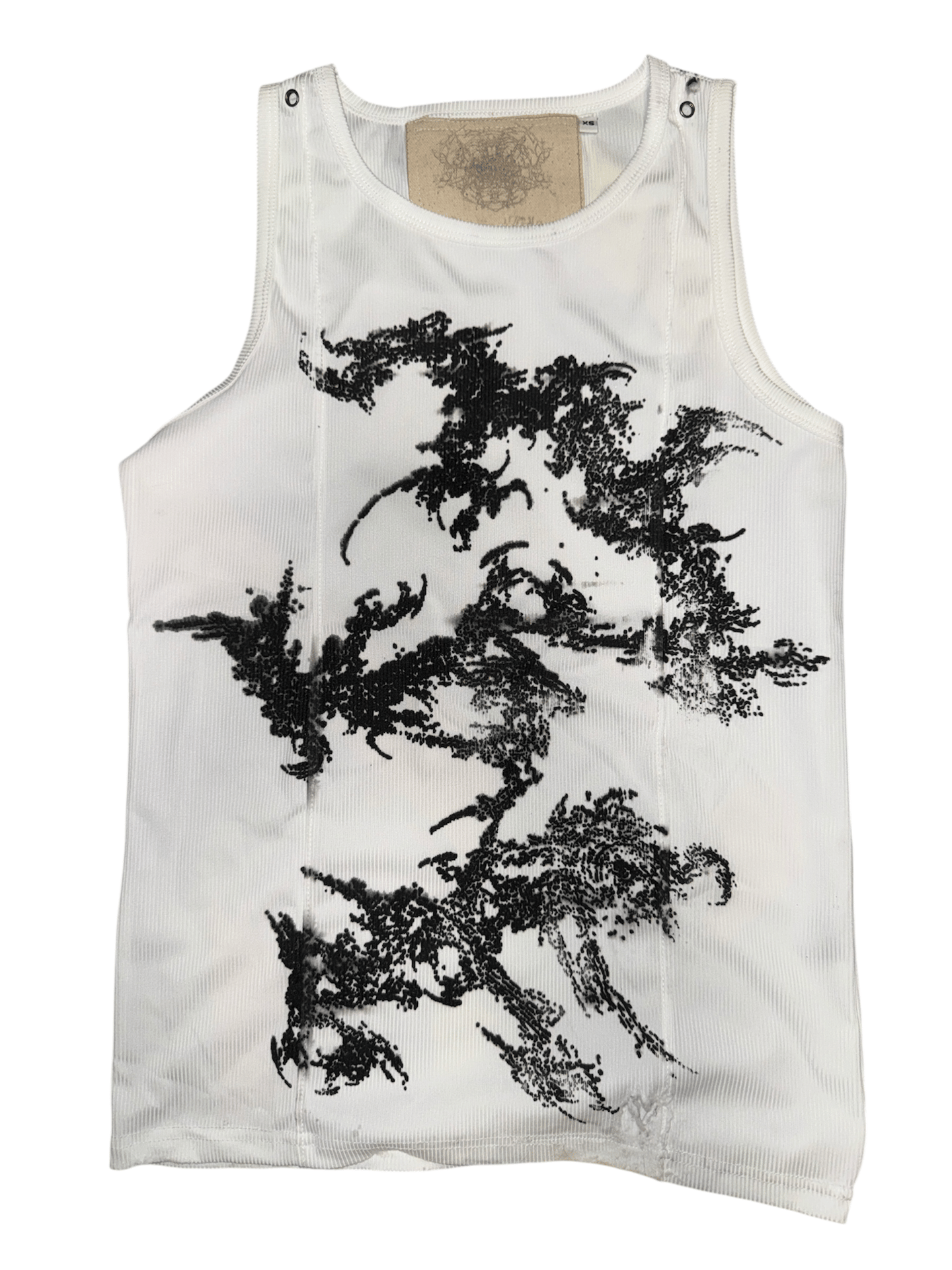 Grommet tank top with Azthmera Paris