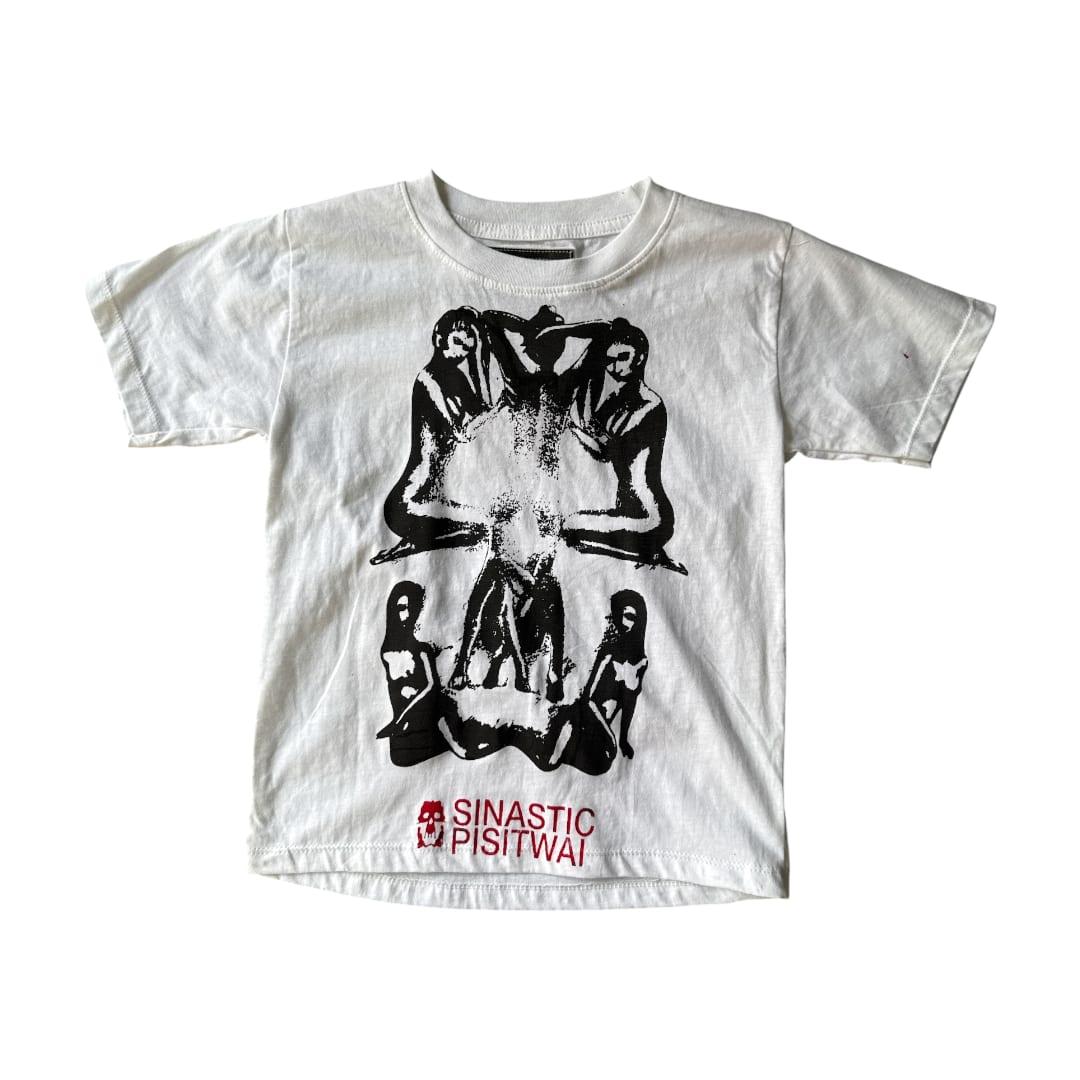 Luss Skull Baby Tee White