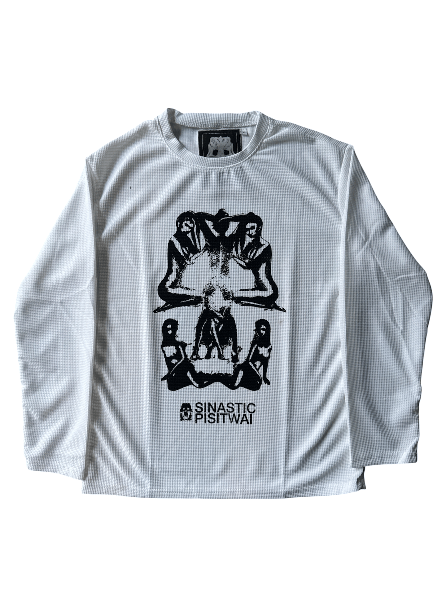 Luss Skull Knit L/S White (Lite)