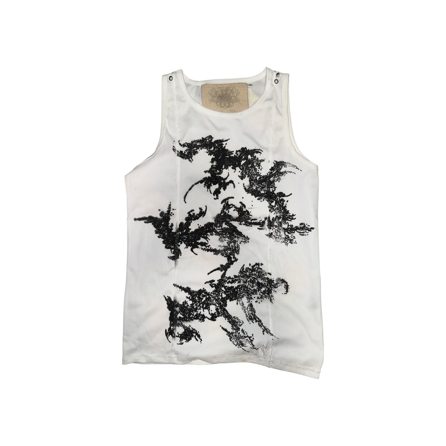 Grommet tank top with Azthmera Paris