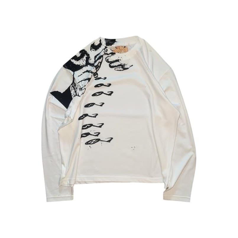 SS25 Noise 2 L/S WHITE